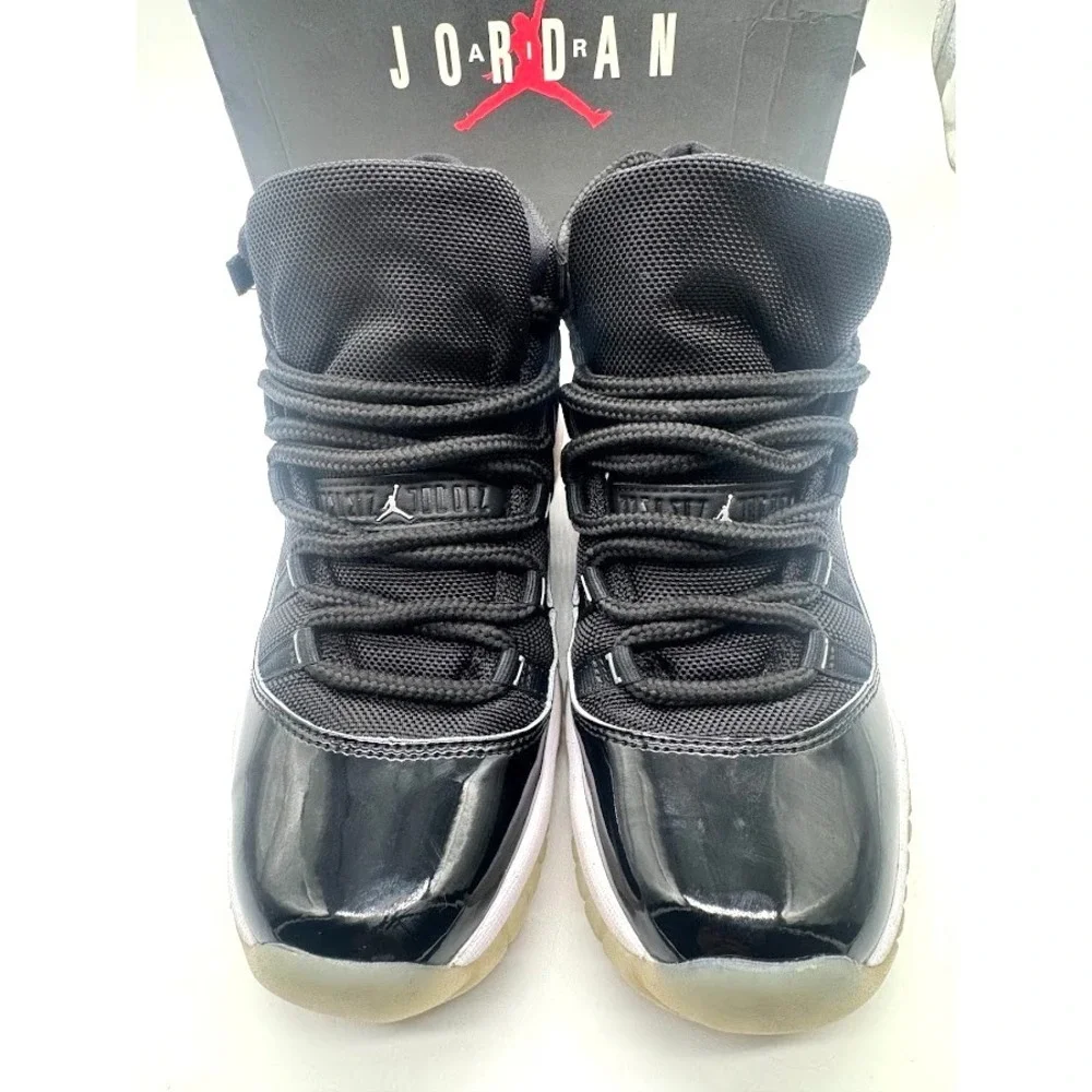 Nike Air Jordan 11 Retro GS Space Jam 2016 Black 7Y 378038-011 OG Box
